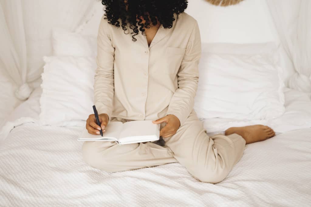 Writing helps you record your progress and get out whatever feelings are trapped inside