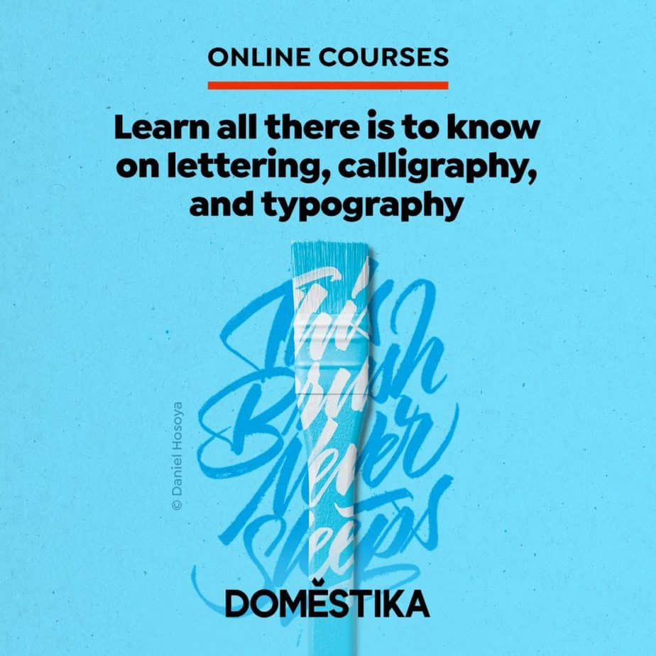 Domestika offers all sorts of online courses. You can learn practically anything from Domestika.