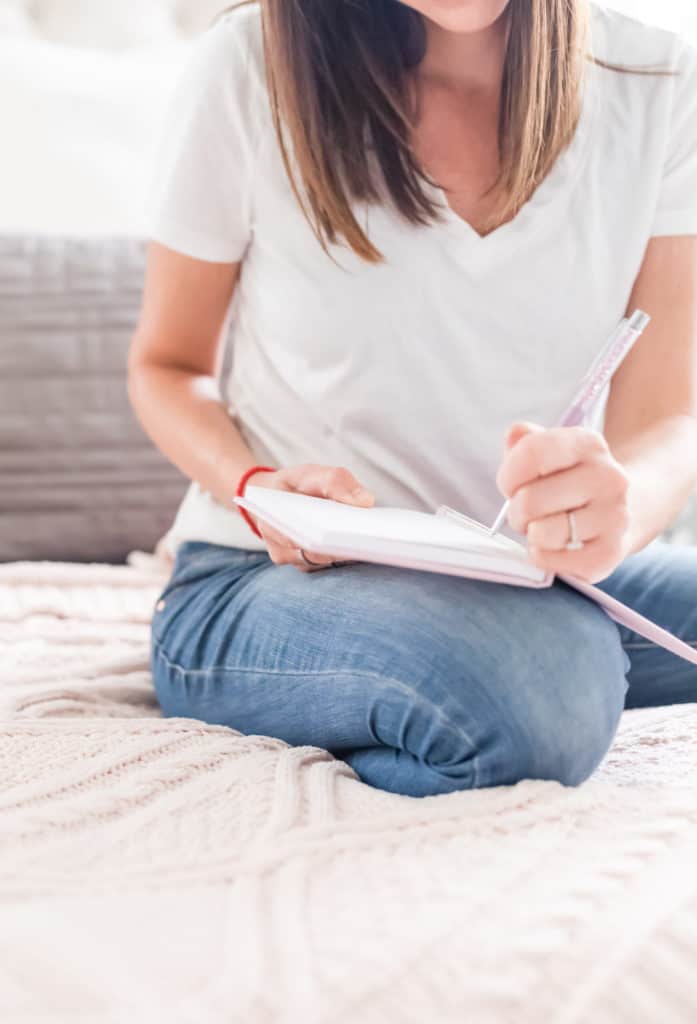 Journal and meditate to find peace.