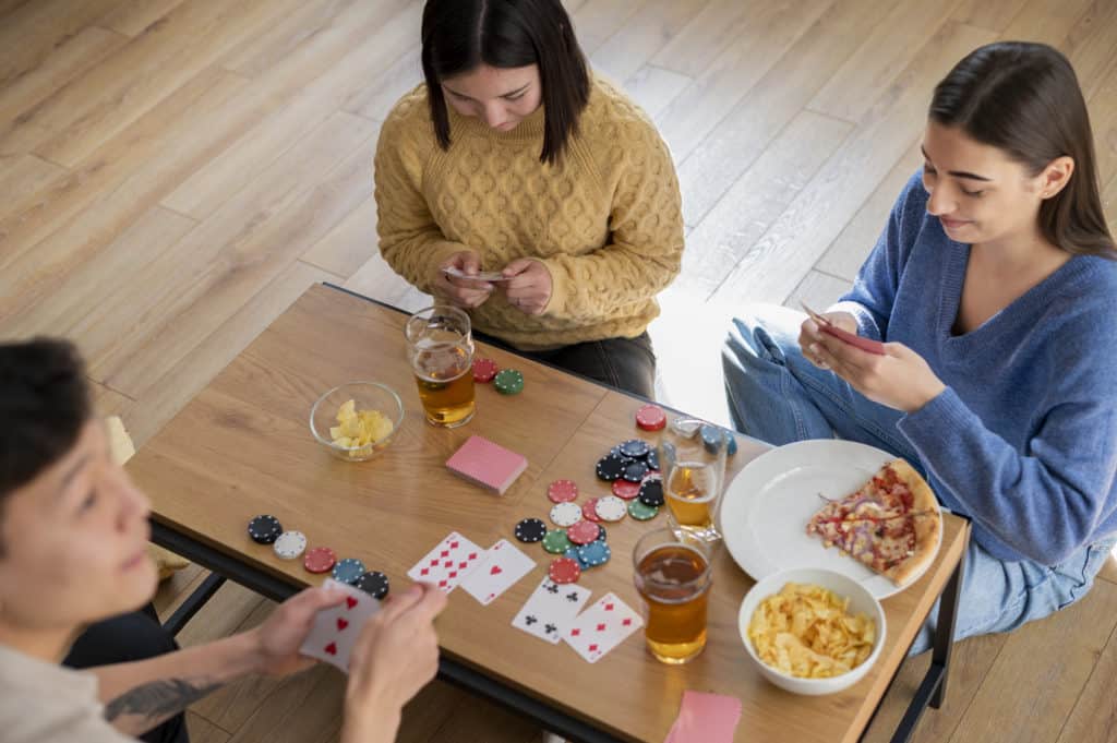 Play poker together