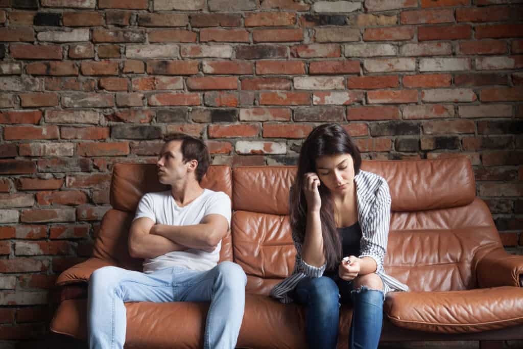 You find it very difficult to communicate with your partner.